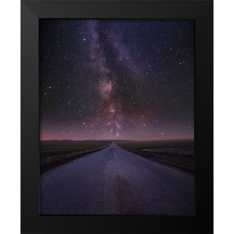 Way To Milky Way Black Modern Wood Framed Art Print by Ilkovic, David