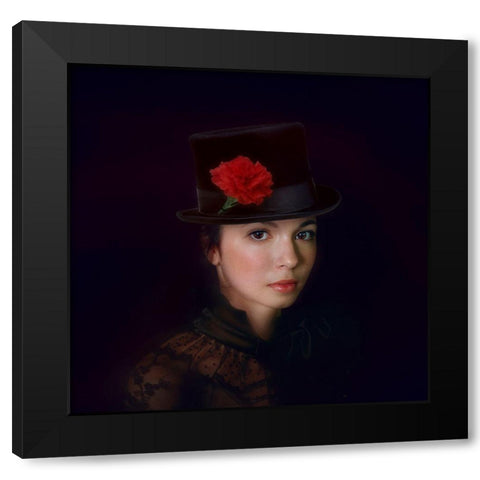 ****** Black Modern Wood Framed Art Print with Double Matting by Melik-Nubarova, Svetlana