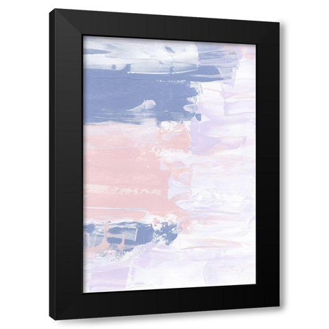 Pastel Fun Black Modern Wood Framed Art Print with Double Matting by Sawall, Anastasia