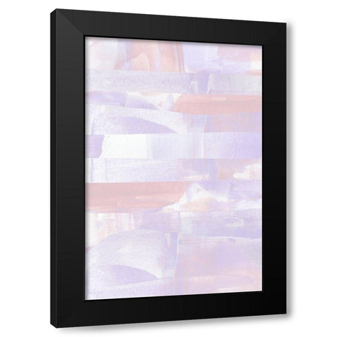 Abstract Pastel Black Modern Wood Framed Art Print by Sawall, Anastasia