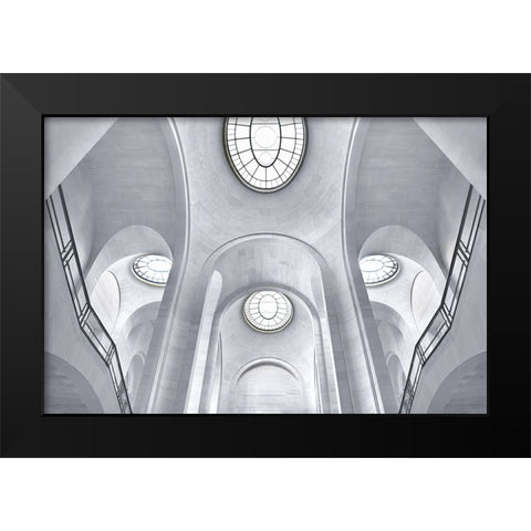 The Palais Garnier In Paris Black Modern Wood Framed Art Print by W., Catherine