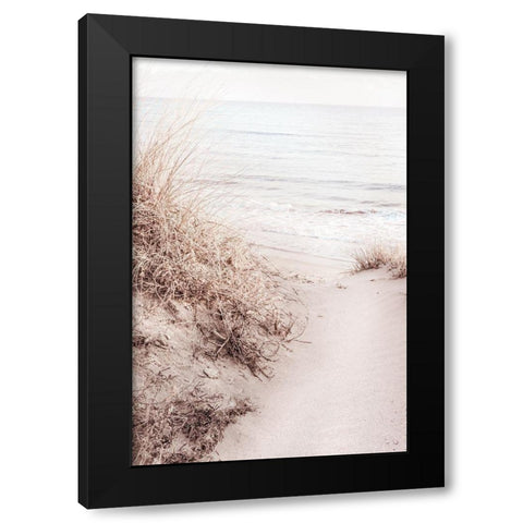 Beach_010 Black Modern Wood Framed Art Print with Double Matting by 1x Studio III