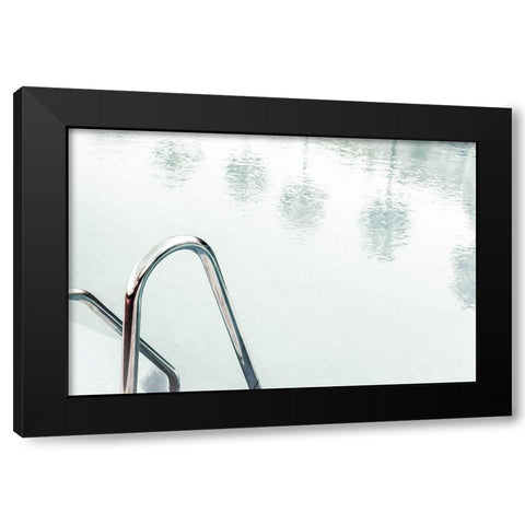 Pool_001 Black Modern Wood Framed Art Print with Double Matting by 1x Studio III