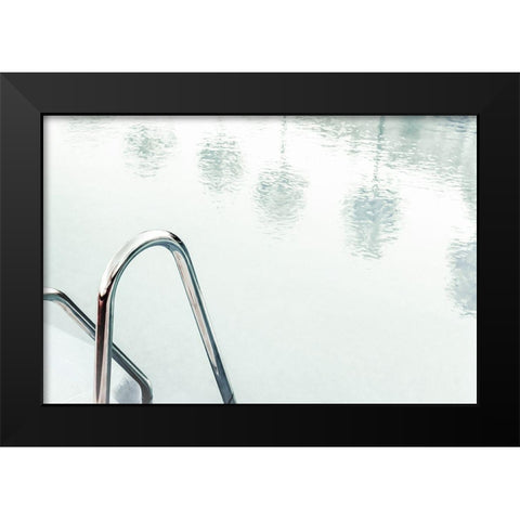 Pool_001 Black Modern Wood Framed Art Print by 1x Studio III