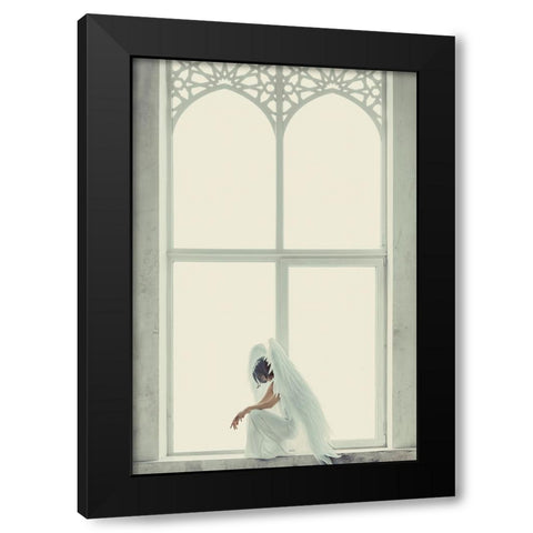 Windows of Angel II Black Modern Wood Framed Art Print with Double Matting by InTheMoment
