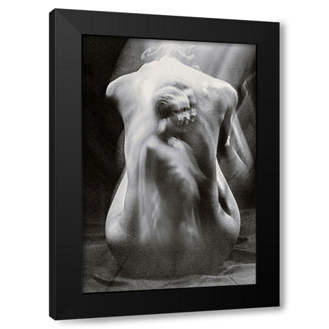 The Experiment Black Modern Wood Framed Art Print with Double Matting by Bousca, Bogdan
