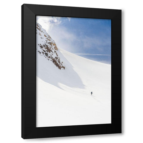 Size contrast Black Modern Wood Framed Art Print with Double Matting by Iezzi, Leonardo