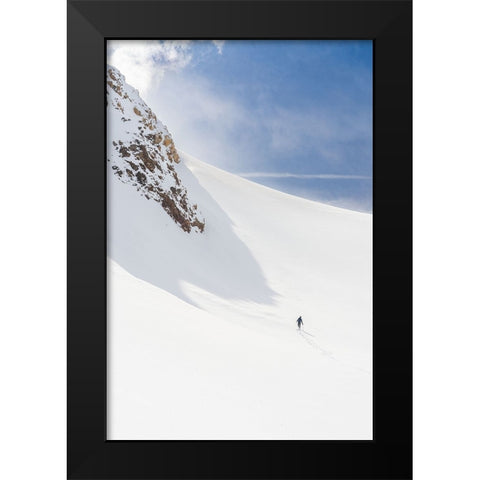 Size contrast Black Modern Wood Framed Art Print by Iezzi, Leonardo