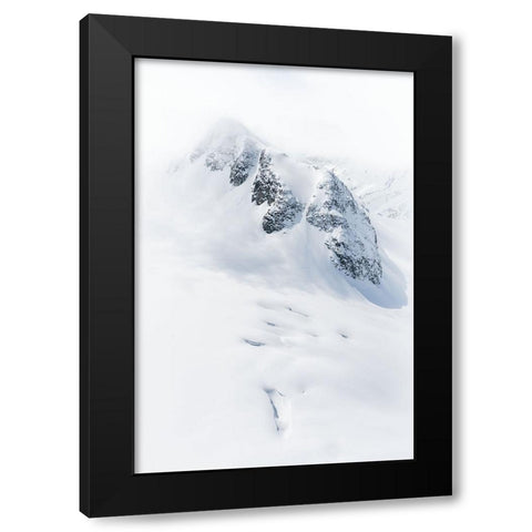 Dreamy Glacier Black Modern Wood Framed Art Print by Iezzi, Leonardo