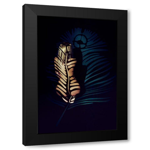 Dark Summer Black Modern Wood Framed Art Print with Double Matting by Bolgov (Axe), Ruslan
