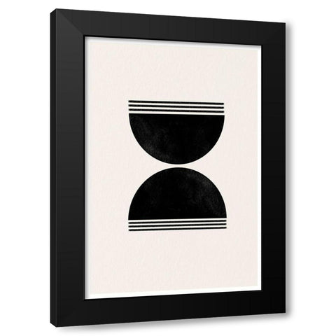 BaB No12. Black Modern Wood Framed Art Print with Double Matting by The Miuus Studio