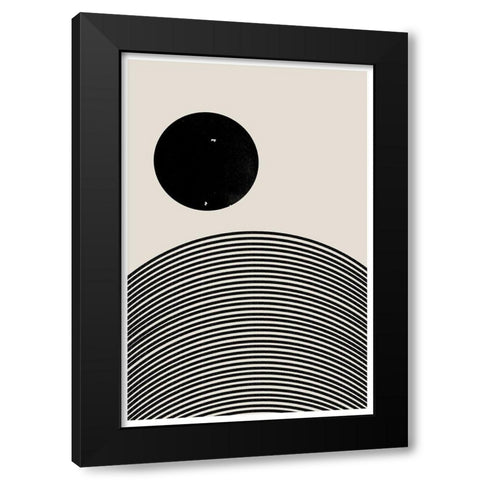 BaB No17. Black Modern Wood Framed Art Print with Double Matting by The Miuus Studio