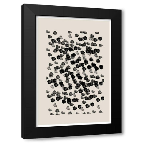 BaB No20. Black Modern Wood Framed Art Print with Double Matting by The Miuus Studio