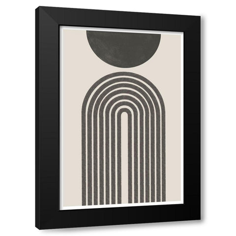 BaB No22. Black Modern Wood Framed Art Print with Double Matting by The Miuus Studio