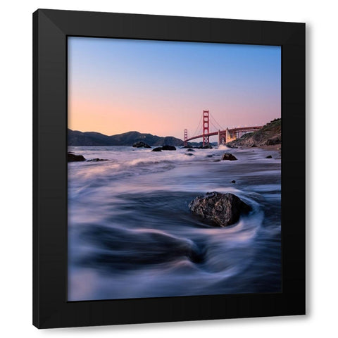 Soak In Marshall Black Modern Wood Framed Art Print by Wada, Yoshihiko