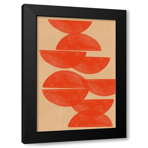The Future is Bright Black Modern Wood Framed Art Print with Double Matting by The Miuus Studio