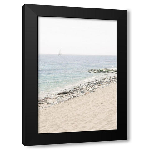 Beach_012 Black Modern Wood Framed Art Print with Double Matting by 1x Studio III