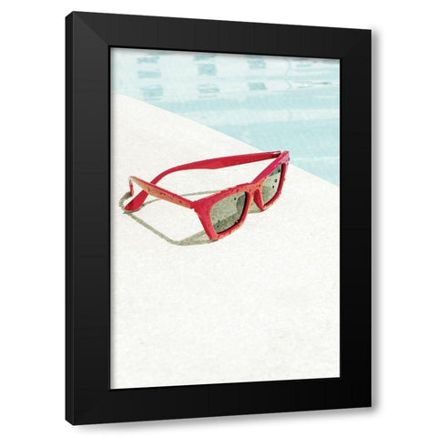 Pool_007 Black Modern Wood Framed Art Print with Double Matting by 1x Studio III