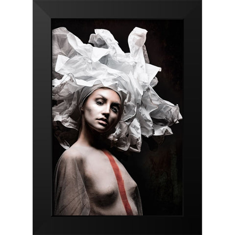 From Outside So Far Black Modern Wood Framed Art Print by Tesching, Klaus