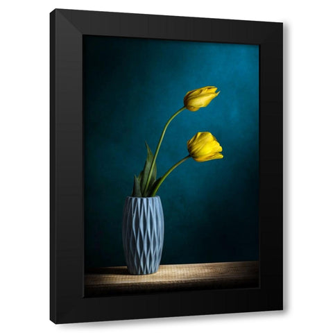 Sguardi ad Est Black Modern Wood Framed Art Print by Vitale, Adriana