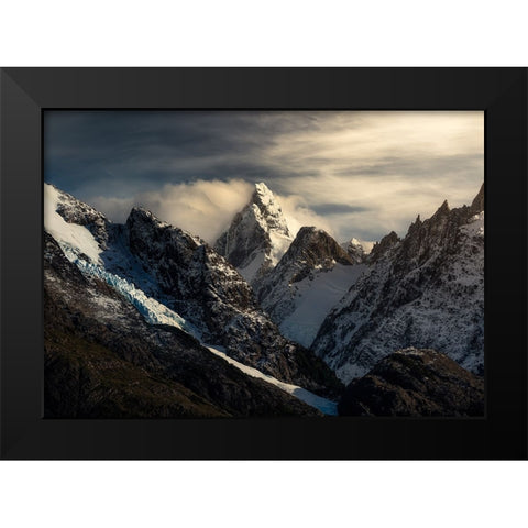 The Throne Black Modern Wood Framed Art Print by Naing Wynn, Ye