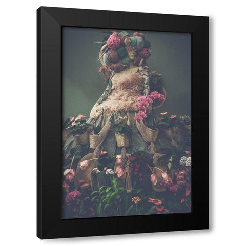 Different Woman Black Modern Wood Framed Art Print with Double Matting by De Laat, Bernardine
