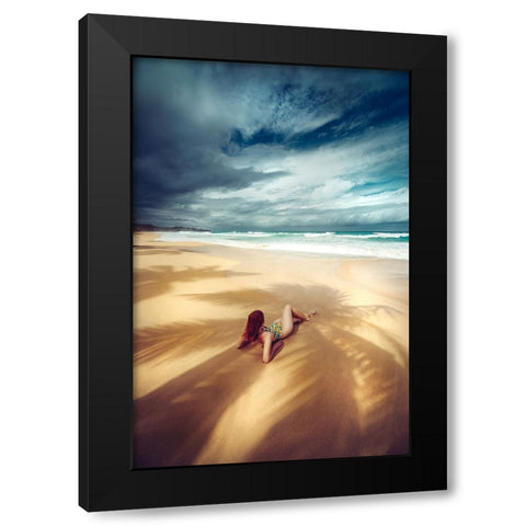 Shadows of the Paradise Black Modern Wood Framed Art Print by Bolgov (Axe), Ruslan