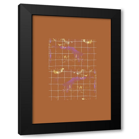 Redefine Black Modern Wood Framed Art Print by Woelders, Tania Sloth