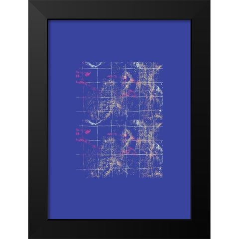 Reset Black Modern Wood Framed Art Print by Woelders, Tania Sloth