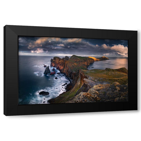 Madeira Black Modern Wood Framed Art Print by Nienartowicz, Karol