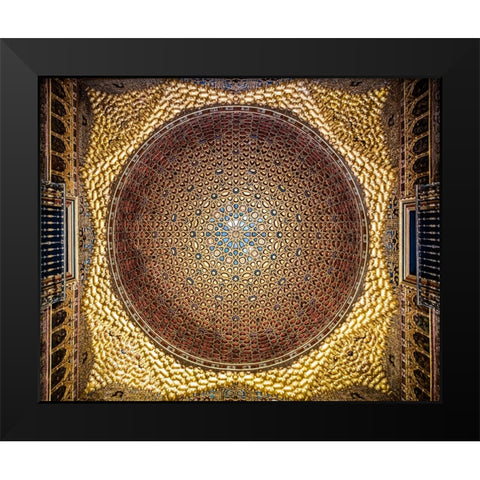 Alcazar dome Black Modern Wood Framed Art Print by Wride, Linda