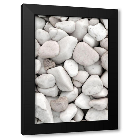 Stones_005 Black Modern Wood Framed Art Print by 1x Studio III