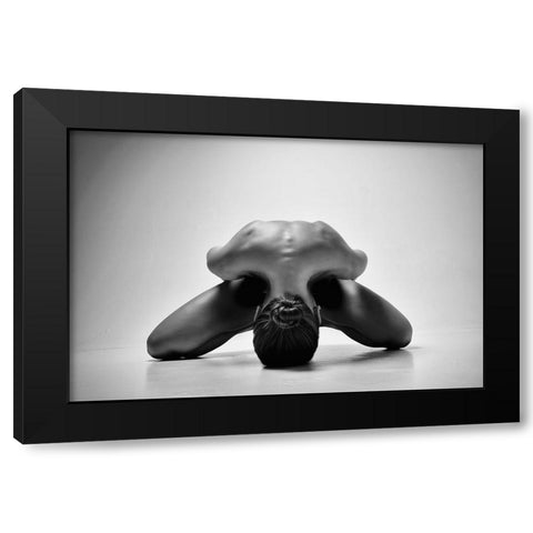 Hidden Emotions (Chrysalis) Black Modern Wood Framed Art Print by Alexandr
