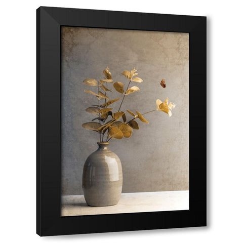 Precious Moments Black Modern Wood Framed Art Print by Kiral, Cicek