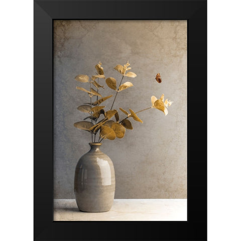 Precious Moments Black Modern Wood Framed Art Print by Kiral, Cicek