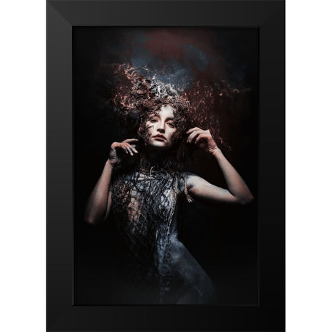 from space Black Modern Wood Framed Art Print by Tesching, Klaus