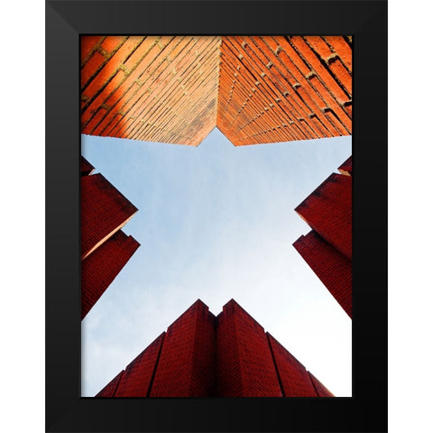 Its a Bird... Its a Plane... Its... Black Modern Wood Framed Art Print by Surleac, Marius