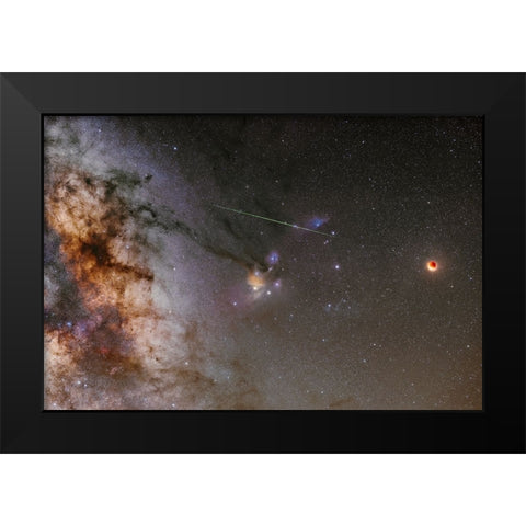 A Little Surprise Black Modern Wood Framed Art Print by Ionut Dascalu, Andrei