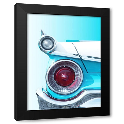 American Classic Car Fair Lane 500 1959 Black Modern Wood Framed Art Print with Double Matting by Gube, Beate