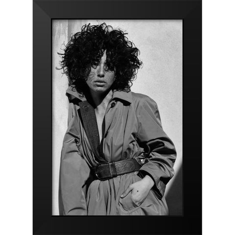 Lux Black Modern Wood Framed Art Print by Anghileri, Marina