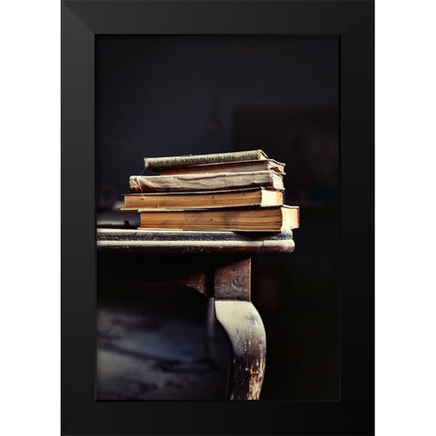 Midnights stories. Black Modern Wood Framed Art Print by Salem, Saad