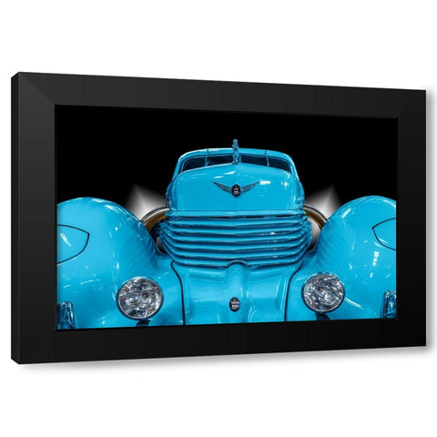 The Blue Cord Black Modern Wood Framed Art Print by Weber, Roland