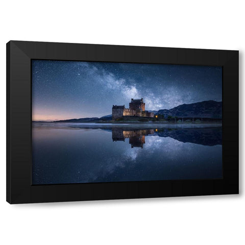 Untitled Black Modern Wood Framed Art Print by Daut, Remo