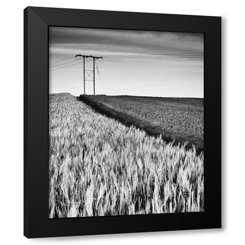 Two-tone Black Modern Wood Framed Art Print with Double Matting by Jones-Davies, Russell
