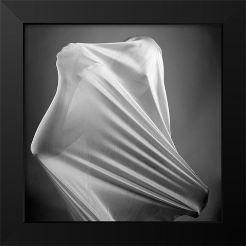 In the cocoon Black Modern Wood Framed Art Print by Arabzadeh, Abbas