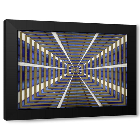 Abstract in London Black Modern Wood Framed Art Print by Ferrari, Francesca