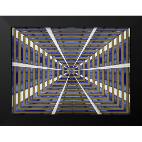 Abstract in London Black Modern Wood Framed Art Print by Ferrari, Francesca