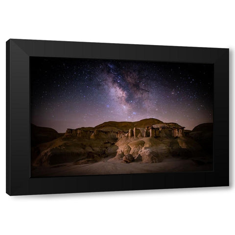 eroded ruins Black Modern Wood Framed Art Print by Sturzbecher, Volkhard