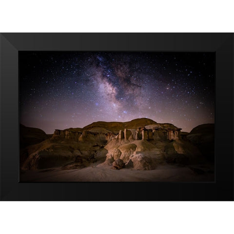 eroded ruins Black Modern Wood Framed Art Print by Sturzbecher, Volkhard