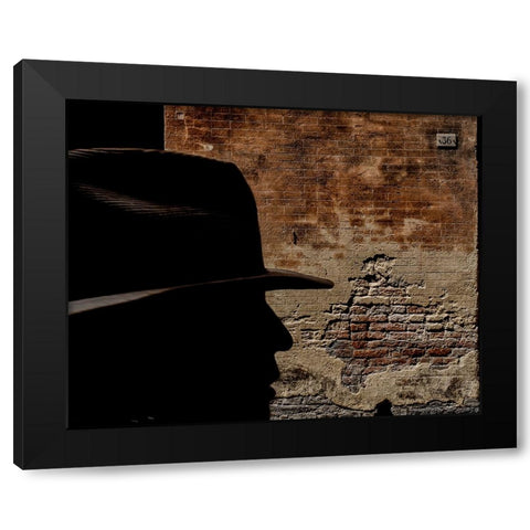 36 Black Modern Wood Framed Art Print with Double Matting by Domenichi, Luca